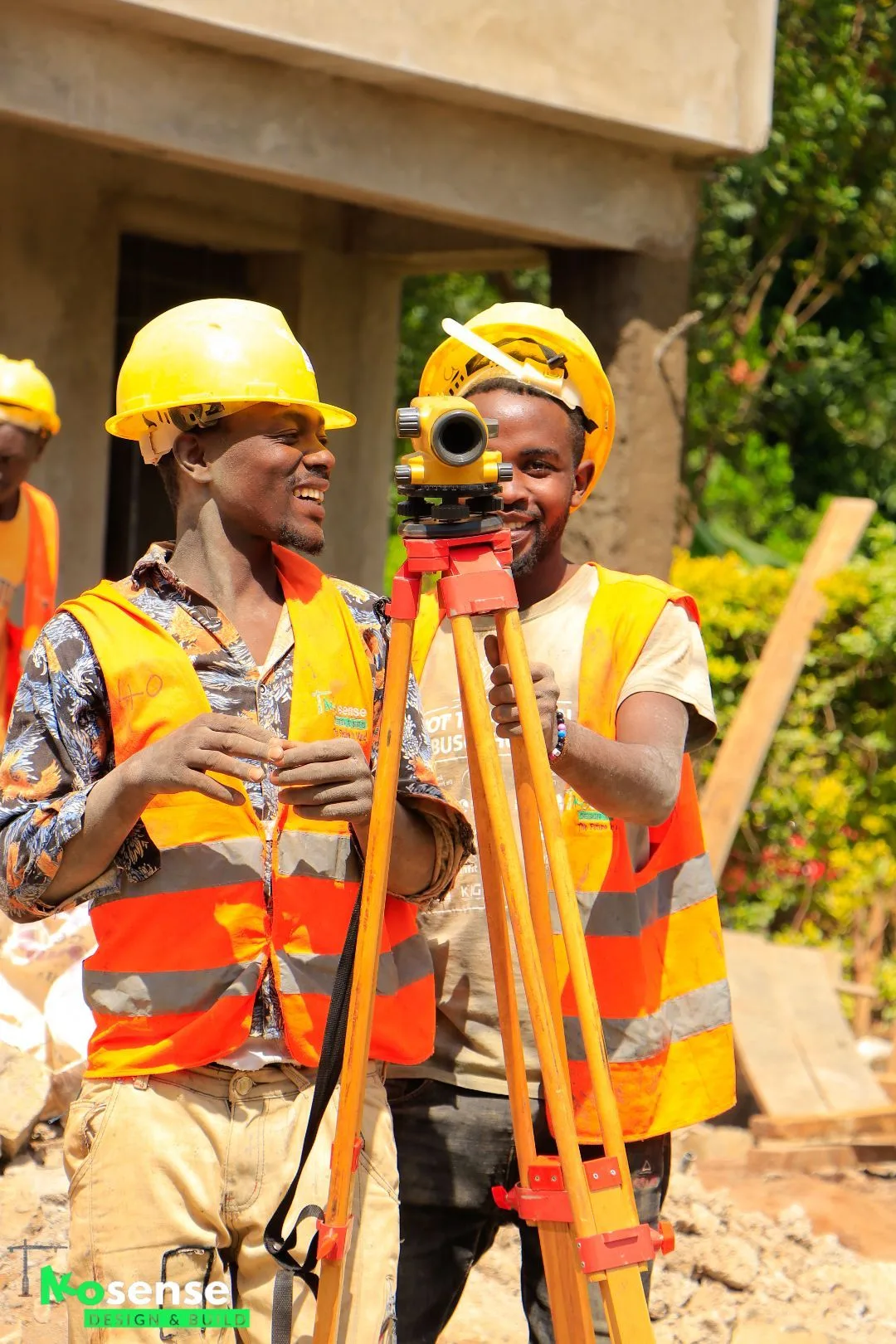 Road topographic survey in Yamoussoukro